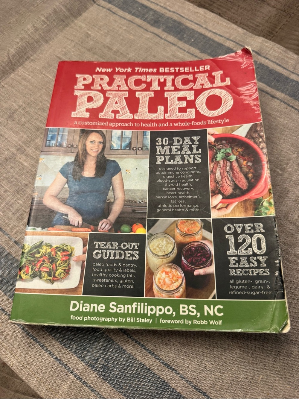 Practical Paleo Cookbook by Diane Sanfilippo - Red Cover
